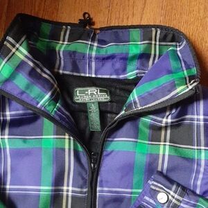 Ralph Lauren Active Wear Purple and Green Wind Breaker Jacket
